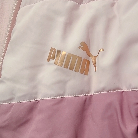 💜Girls Puma Winter Puffer Jacket, size 6/7💜 - Picture 2 of 6